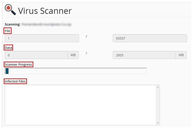 قابلیت ویروس یابی در هاست cPanel